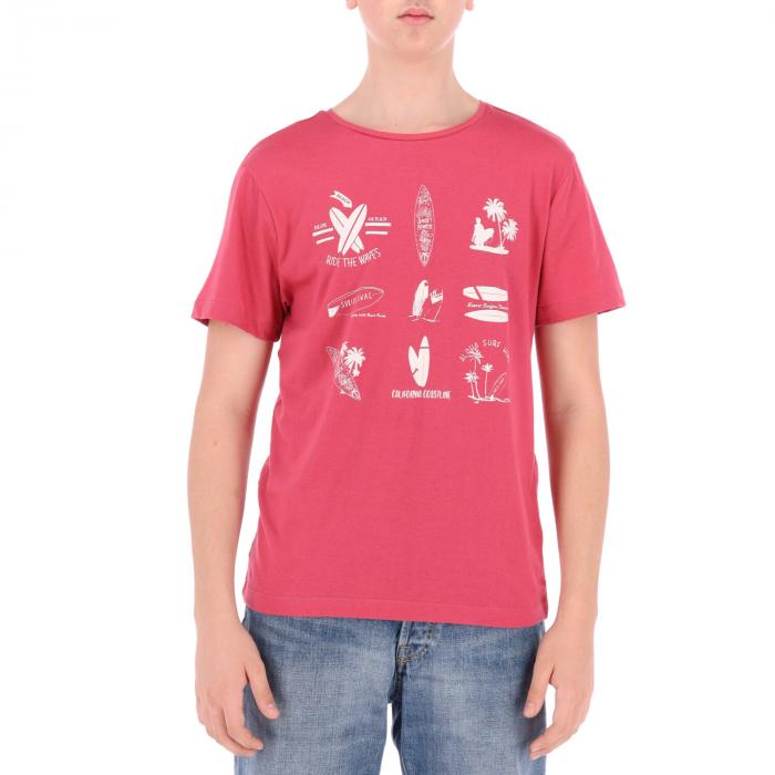 smiling london t-shirts coral
